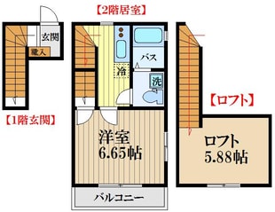 グランツ新小平の物件間取画像